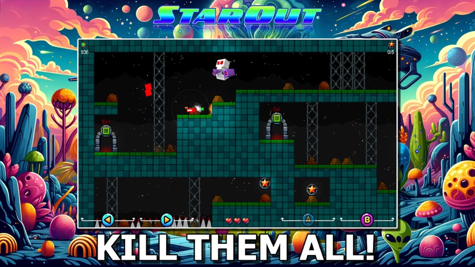 #4. StarOut | Space Adventure Game (iOS) 由: HECTOR GAUCHIA SAFONT