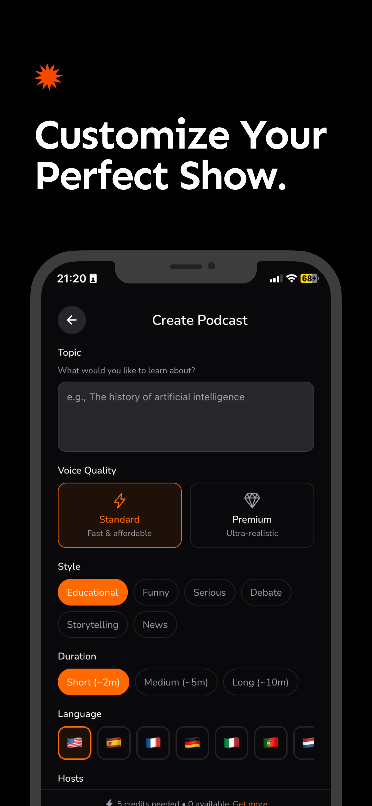 Podmint : Podcast Generator