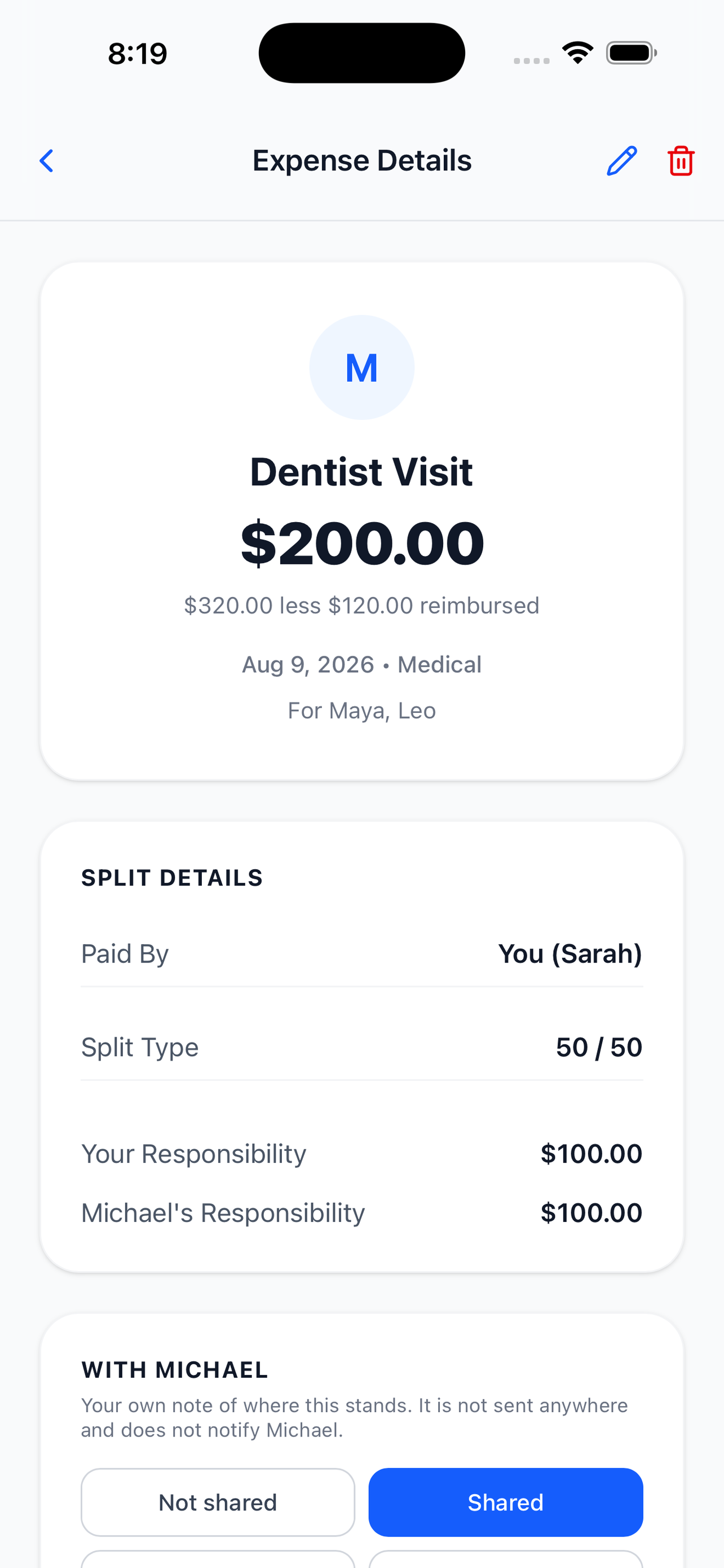 Child Expense Pro screenshot 6