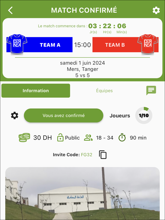 KORA ZONE - Match & Tournament iPad screenshot 5 - Sports app