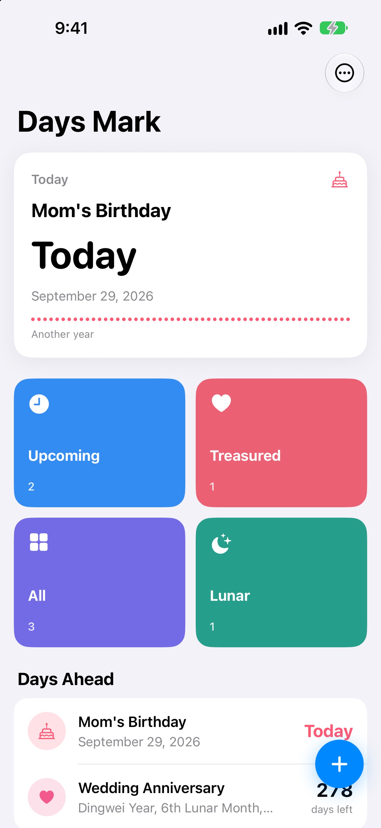 Screenshot 1 of 知日 - Days Mark