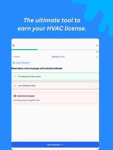 EPA 608 HVAC Coach iPad screenshot