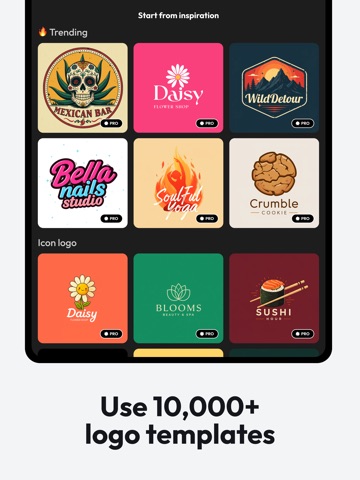 Logofy AI Logo Maker & Creator iPad screenshot