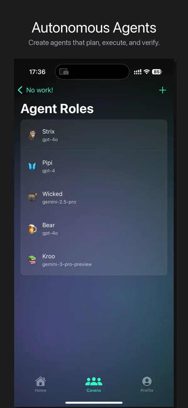 #5. AICoven (iOS) Ved: Andreea Papillon