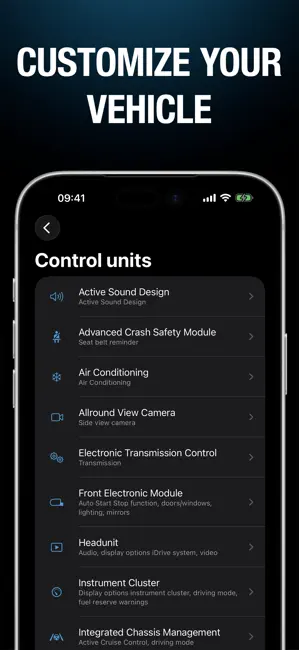 BimmerCode iPhone screenshot 2