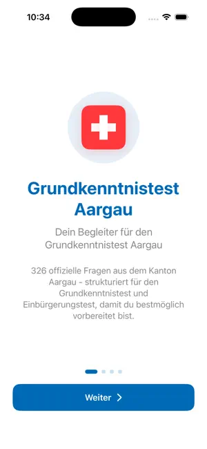 Grundkenntnistest Aargau screenshot 1