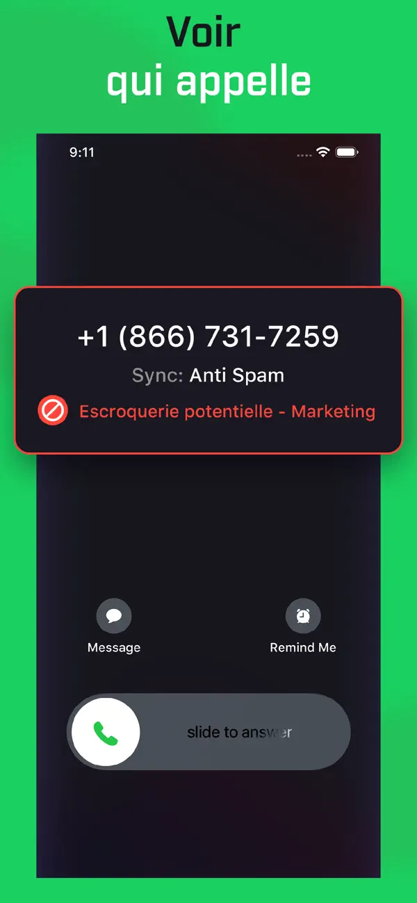 Screenshot #2 pour Antispam : Le téléphone book
