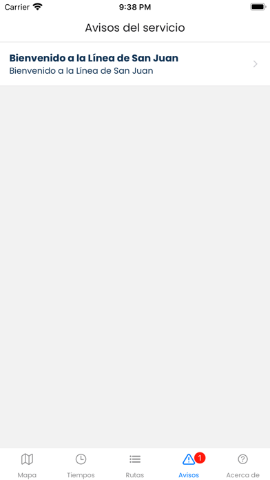 La Línea de San Juan iPhone screenshot 6 - Navigation app