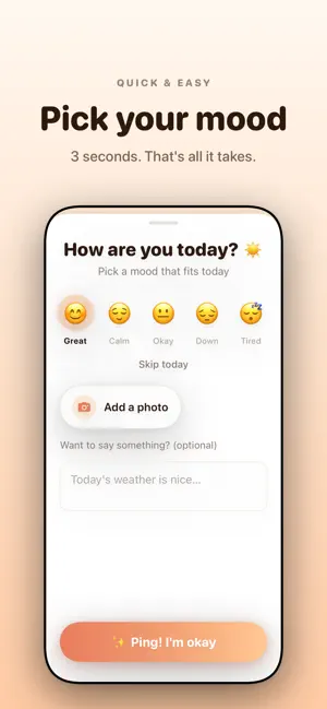 Ping — Live Alone Check-in screenshot 3