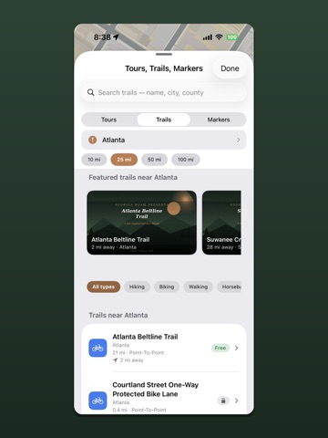 Georgia Roam iPad screenshot