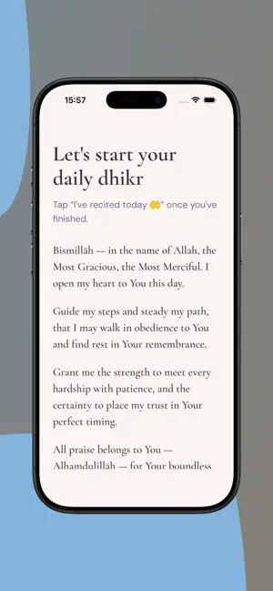 Nura - Daily Dhikr and Dua screenshot 4