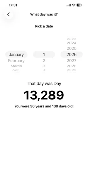 Days Alive Calculator screenshot 4