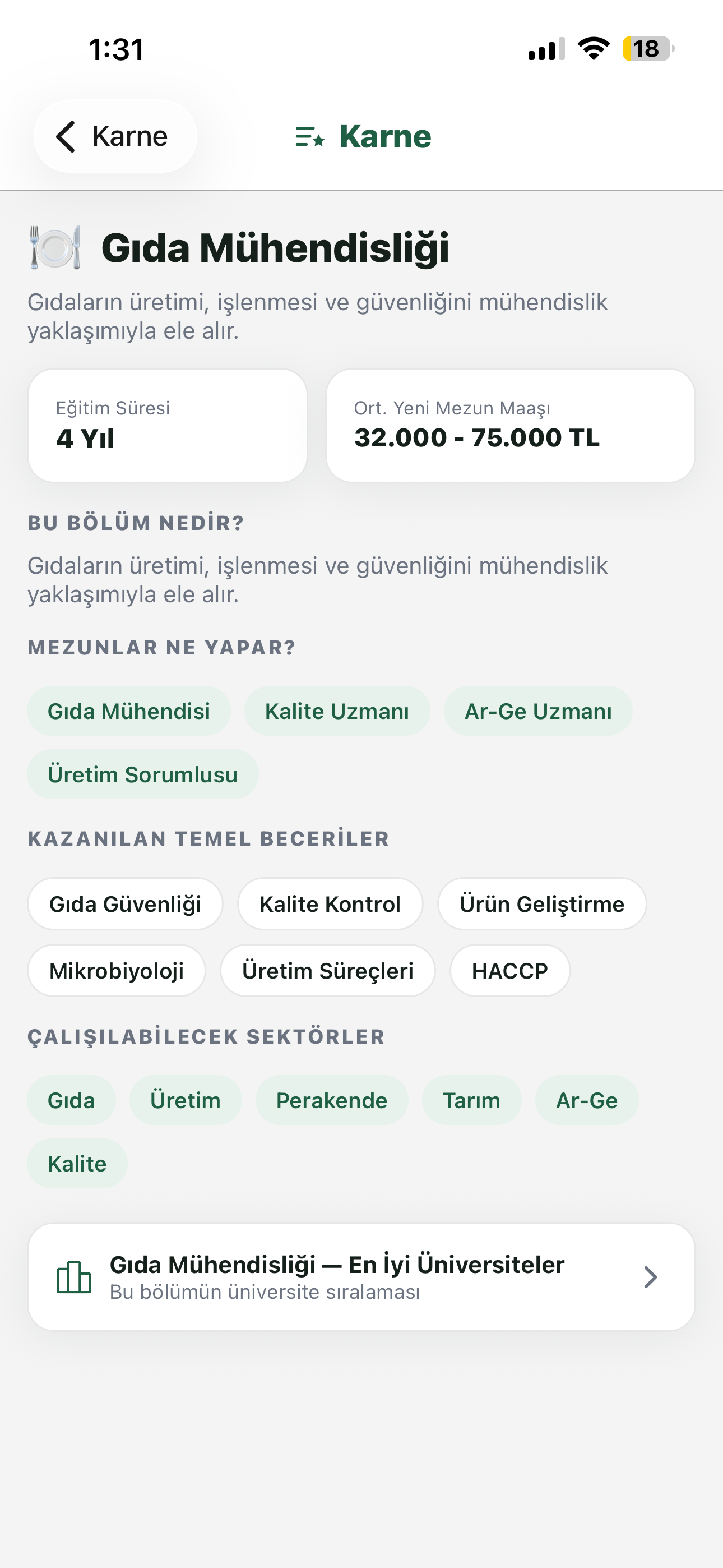 Karne - Üniversite screenshot 9