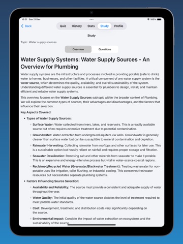 Plumbing: Theory & Safety iPad screenshot