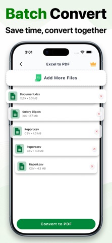 Excel to PDF Converter app Screenshot 2 of 6
