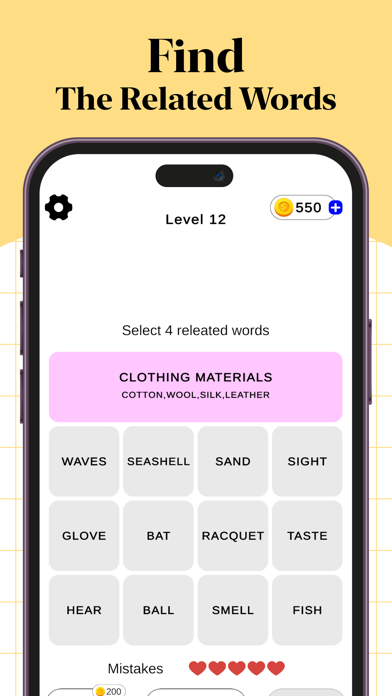 Connections - Word Puzzle Game Screenshot