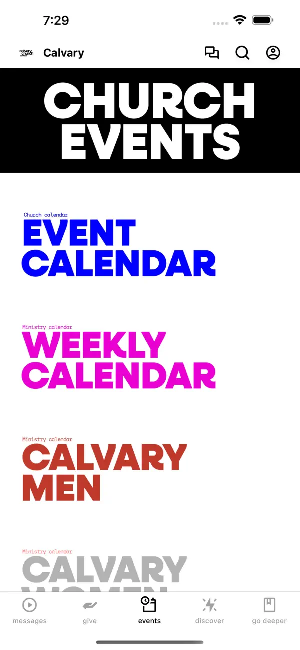 Screenshot #2 pour Calvary Church | Ed Taylor