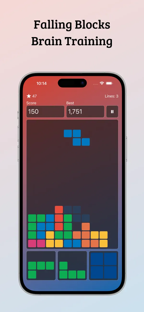 Screenshot #1 pour Falling Blocks - Puzzle Game
