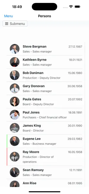 Nano Employee Timesheet screenshot 2