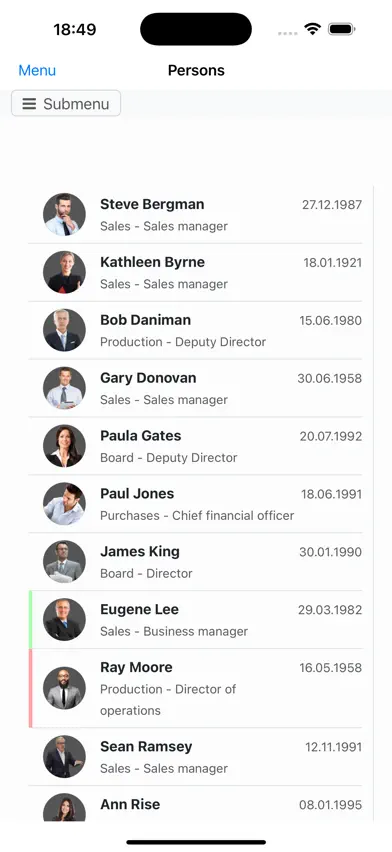 Nano Employee Timesheet screenshot 2