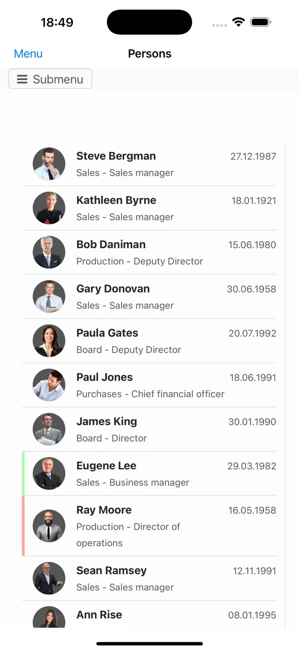 Screenshot #2 pour Nano Employee Timesheet