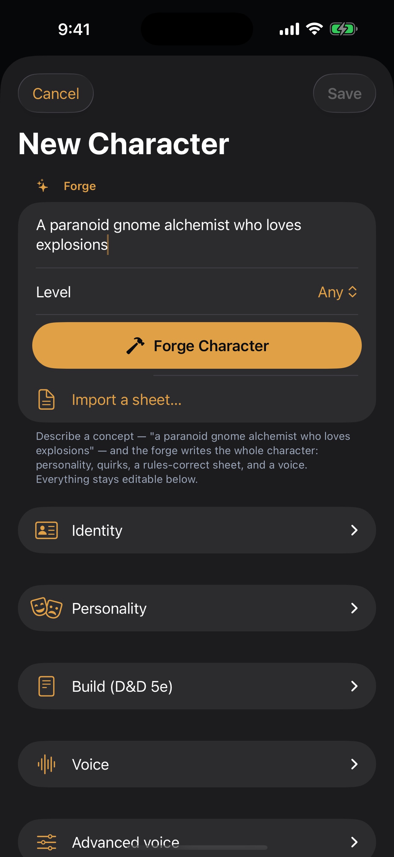 Screenshot 1 of Roll Call: AI Companion