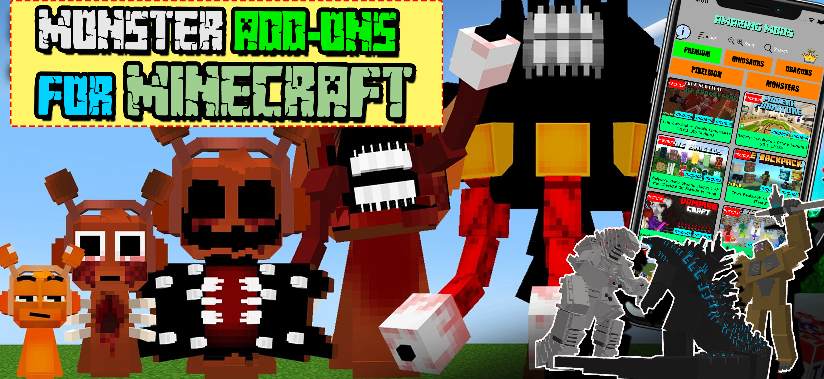 Monster Add-ons for Minecraft