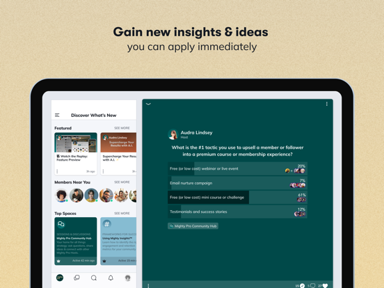 Mighty Pro iPad screenshot 4 - Social Networking app