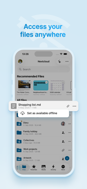 Nextcloud Screenshot