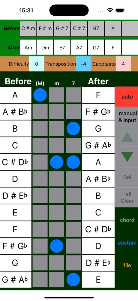 Guitar Chord Changer screenshot 2