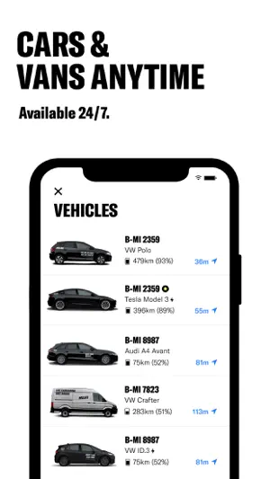 MILES Car & Van Sharing screenshot 2