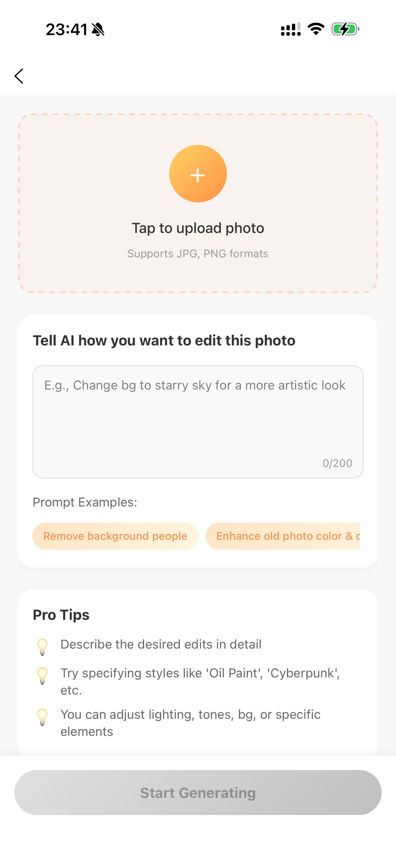 Evening AI: Photo Editor, Art screenshot 4