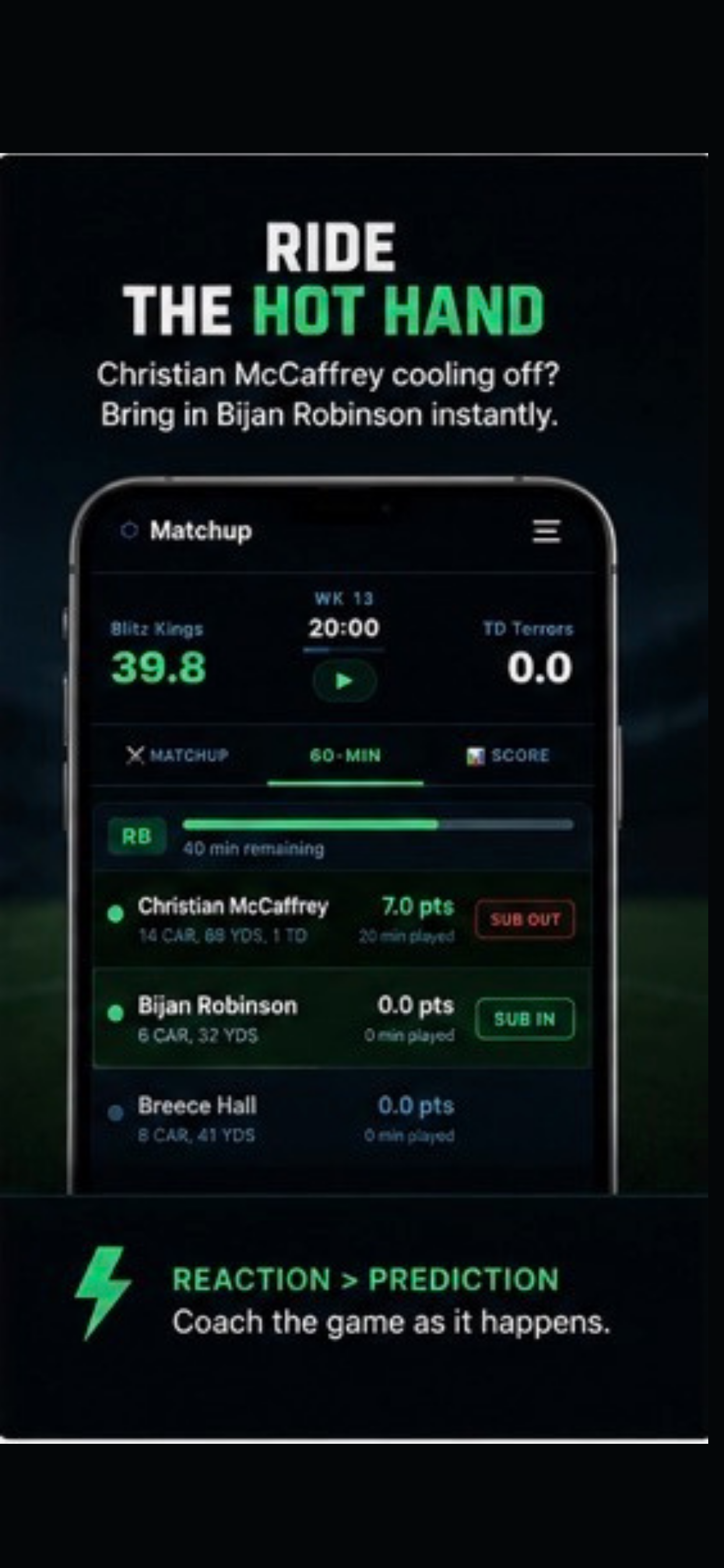 60XI Fantasy Football screenshot 2