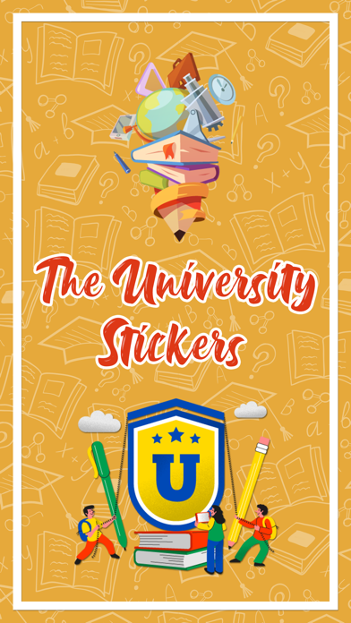 Screenshot #1 pour The University Stickers