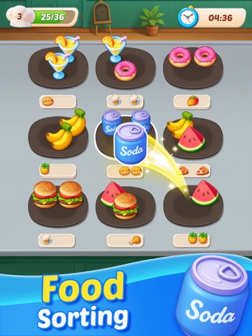 Food Sort: Puzzle Game iPad screenshot