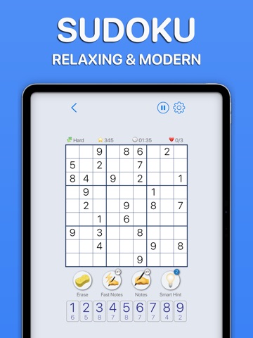 Sudoku No Pop-up Ads iPad screenshot