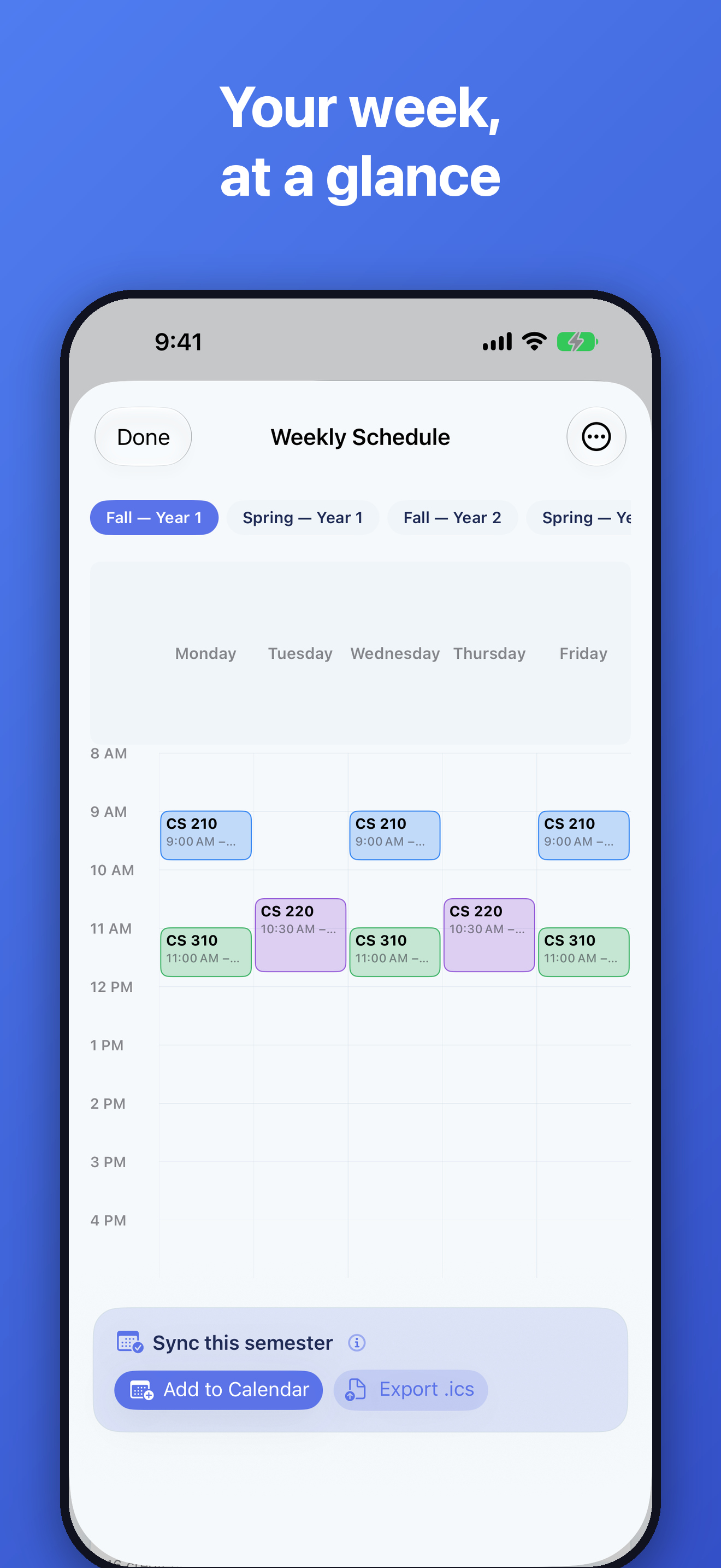 Pathway Degree Planner screenshot 5