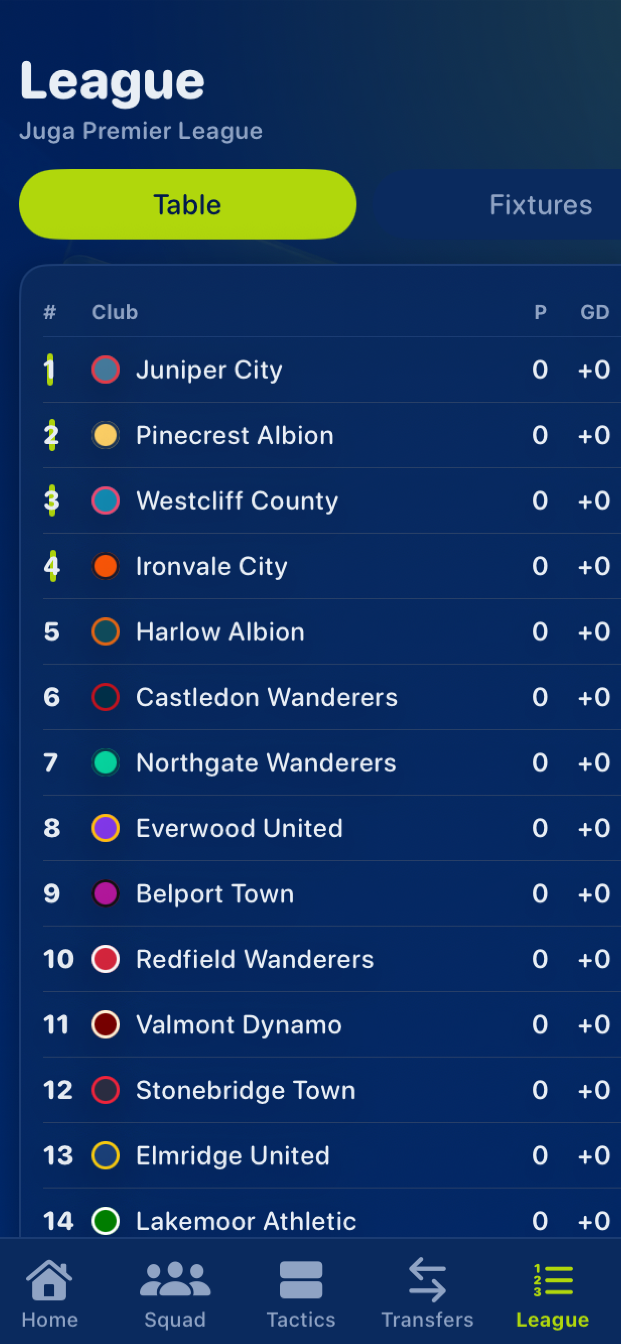 Juga Football Manager screenshot 9