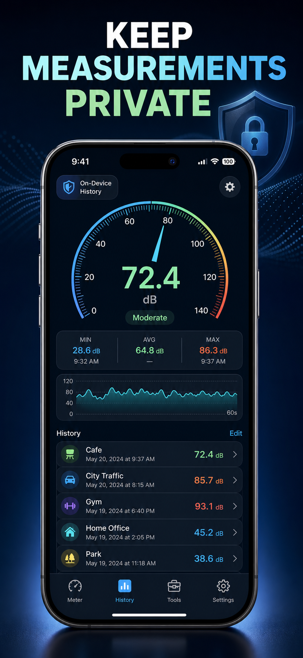 dB Meter: Measure Noise SPL screenshot 9