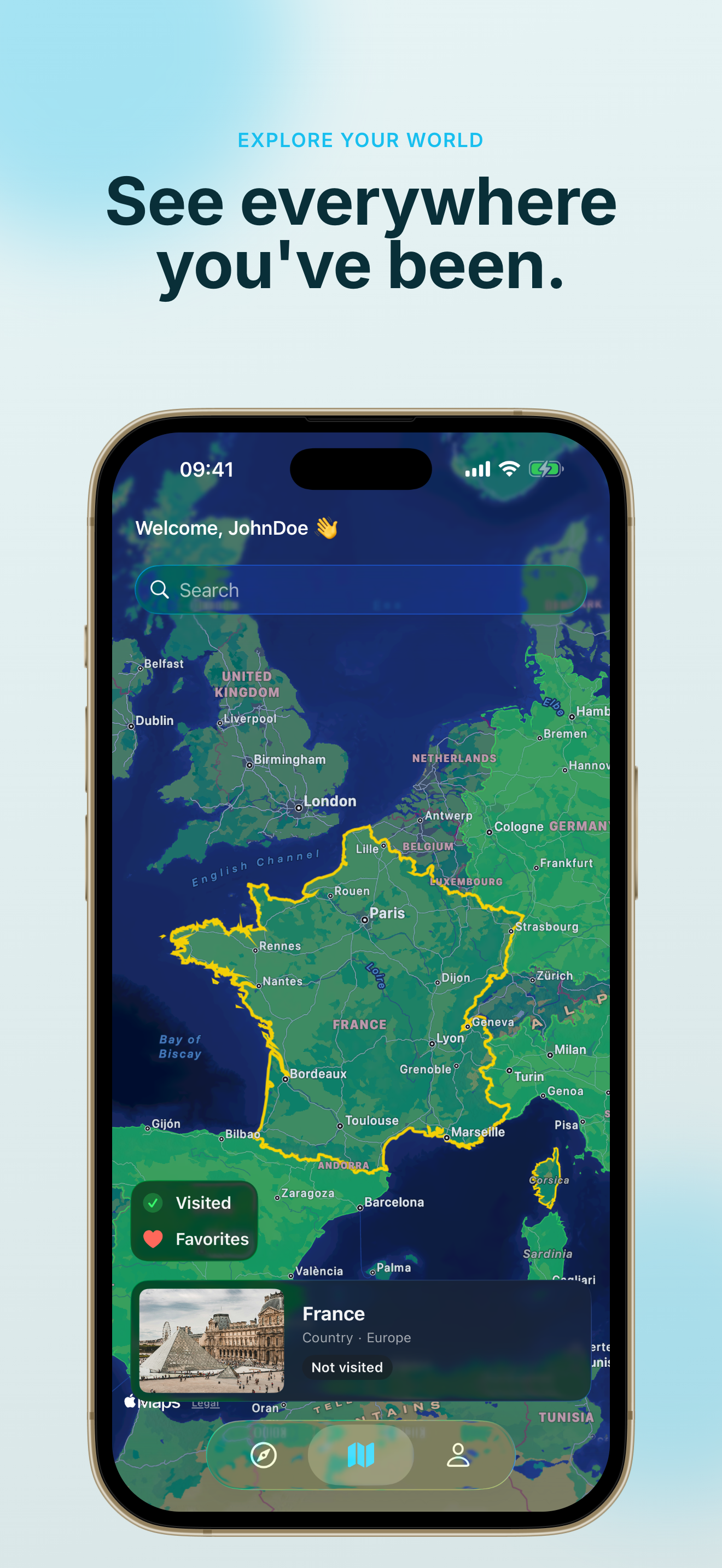 Explorly: Travel Tracker screenshot 2