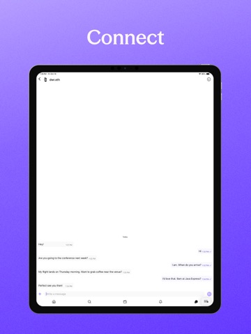 Farcaster iPad screenshot