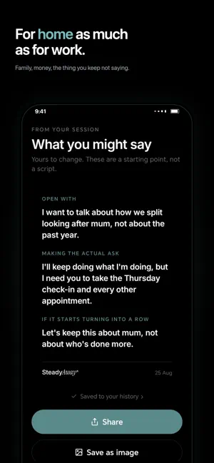 Steady Away: Conversation Prep screenshot 4