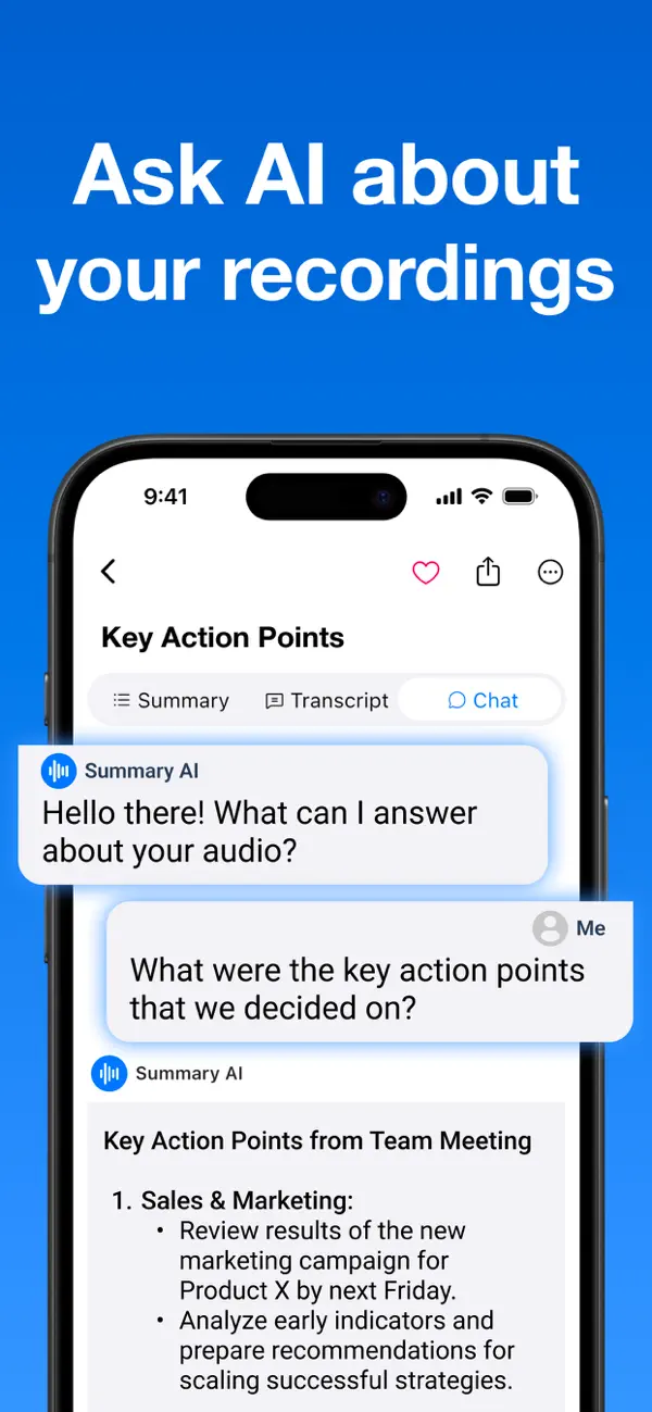 Summary - AI Note Taker screenshot 4