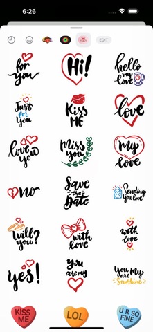 Valentine Couple Stickers screenshot