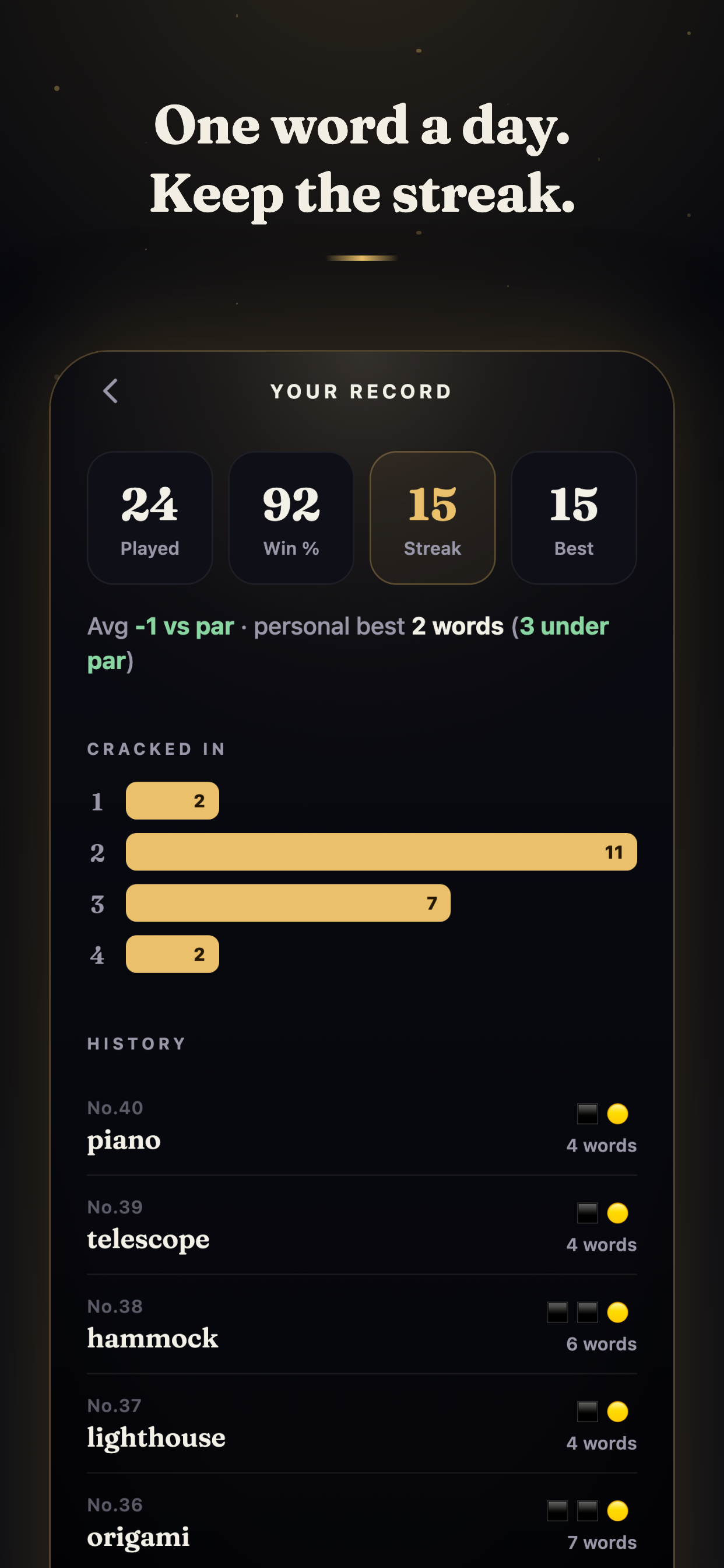 Loophole: Daily Word Game screenshot 3