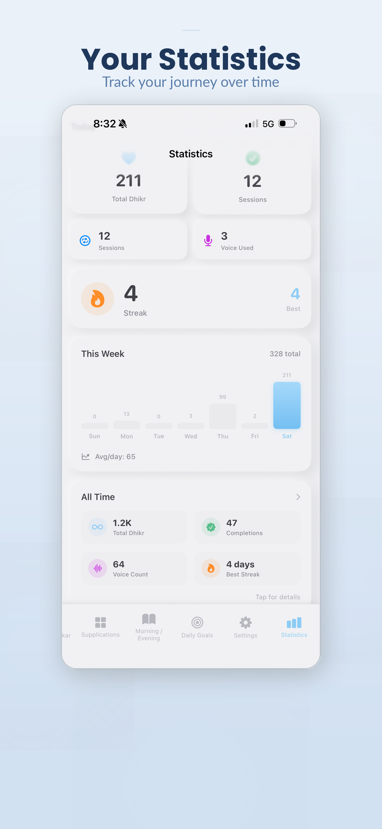 Adhkar Voice - Smart Counter screenshot 7