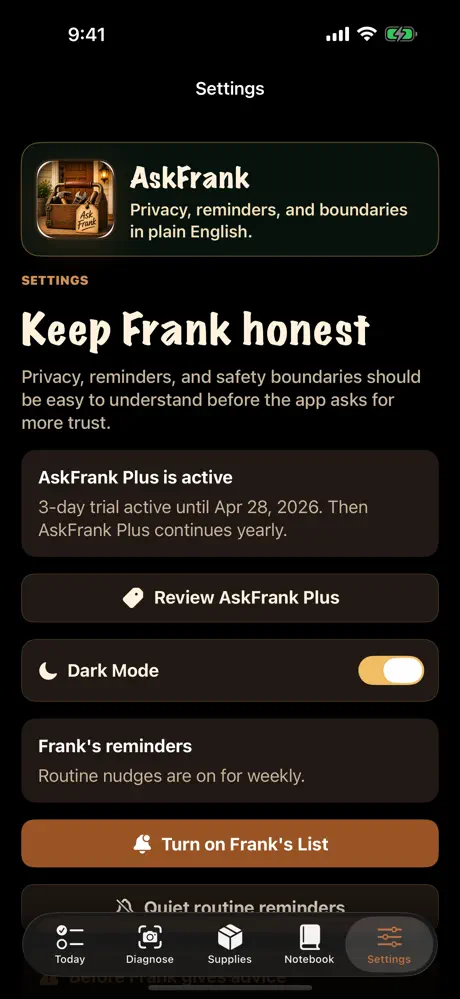 AskFrank Home Maintenance screenshot 5