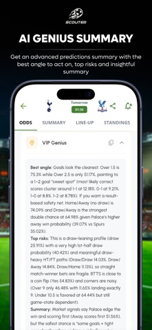Scouter - Tips de Fútbol iPhone screenshot 9