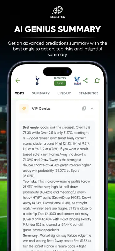 Scouter - Tips de Fútbol screenshot 9 of 10