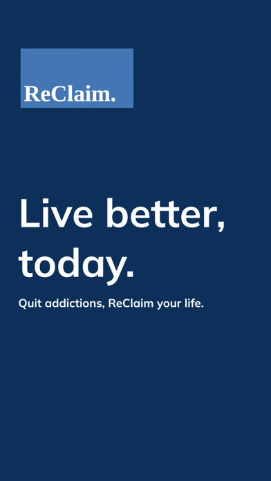 ReClaim: Quit Addictions Screenshot